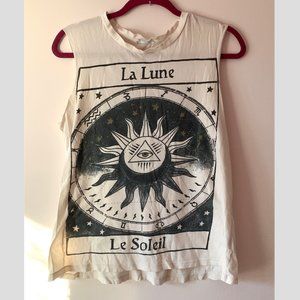 Urban Outfitters La Lune/Le Soleil Muscle Tee